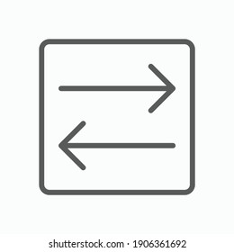 arrow transfer icon, arrow vector