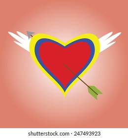 Arrow Trespassing Heart