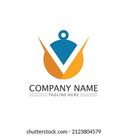 Arrow and triangle logo design vector illustration icon Logo symbol Template design