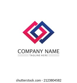 Arrow and triangle logo design vector illustration icon Logo symbol Template design