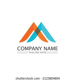 Arrow and triangle logo design vector illustration icon Logo symbol Template design