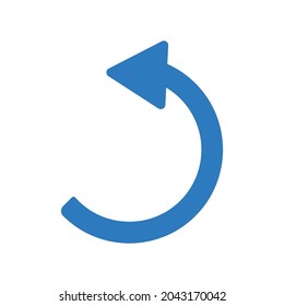 Arrow undo icon.refresh,rotate (vector illustration)