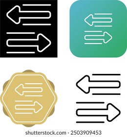 Arrow Unique Vector Icon Illustration