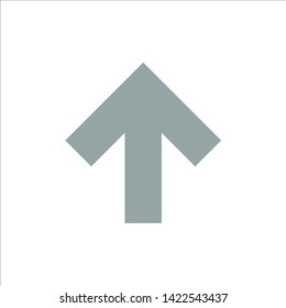 Arrow, Up, Forward  Flat Color Icon. Vector icon banner Template