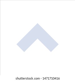 Arrow, Up, Forward  Flat Color Icon. Vector icon banner Template