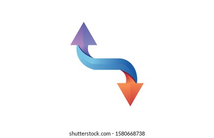 Arrow, up, graphic logo design for company