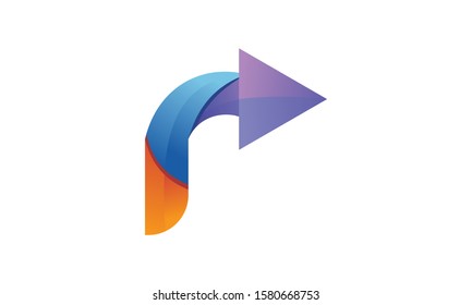 Arrow, up, graphic logo design for company