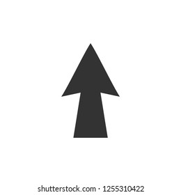 Arrow Up. Icon Flat