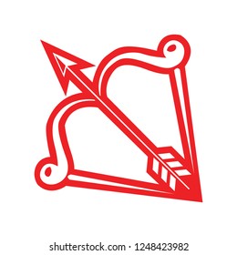 Arrow valentine icon