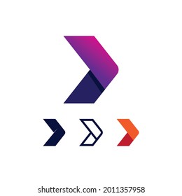 Arrow vector abstract  logo and icon  illustration icon Logo Template design for business and corporate