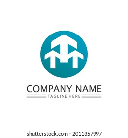 Arrow vector abstract  logo and icon  illustration icon Logo Template design for business and corporate