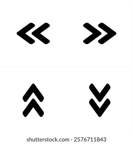 arrow Vector back Line Icons for your navigation bar on website, application, brochure, pamphlet