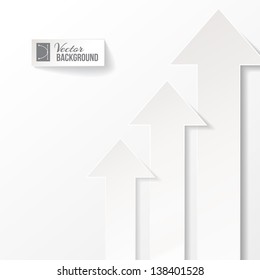 Arrow vector background