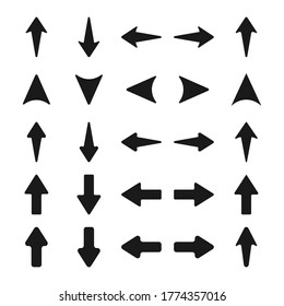 Arrow  vector collection.set icons.Vector illustration