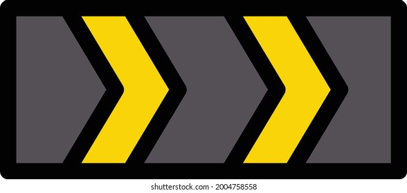 icono de línea de color de vector de flecha