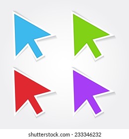 Arrow Vector Colorful Web Icon