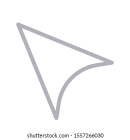 arrow vector colour line icon
