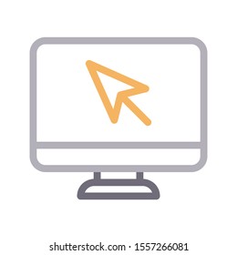 arrow vector colour line icon