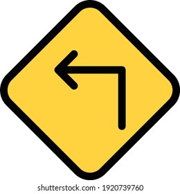 arrow vector colour line icon