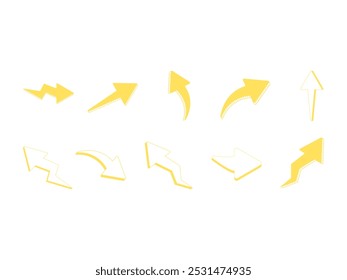 Arrow Vector Design element Set 
