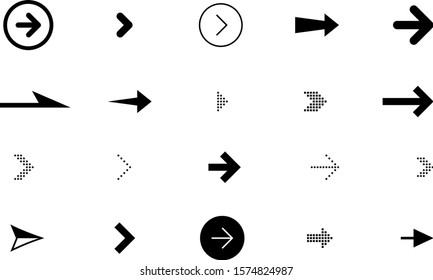 Arrow Vector design icon, collection
