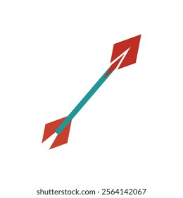 arrow vector design isolated on white background