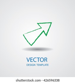 Arrow Vector Design. Arrow Stroke Brush.