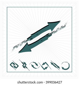 arrow vector drawing set