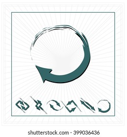 arrow vector drawing set