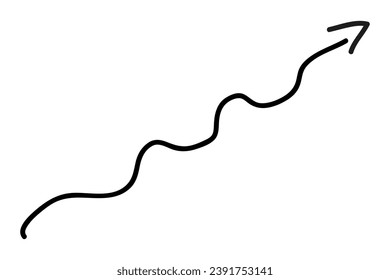 arrow, vector hand draw sketch doodle
