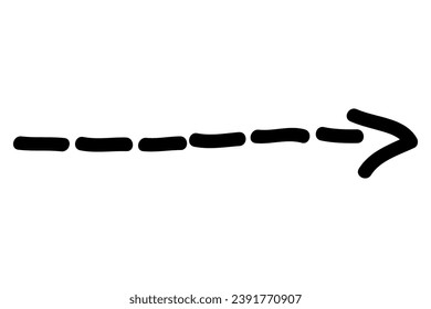 arrow, vector hand draw sketch doodle
