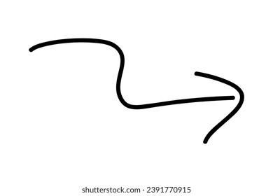 arrow, vector hand draw sketch doodle
