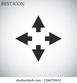 arrow vector icon 10 eps