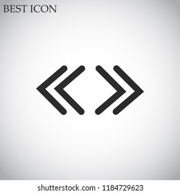 arrow vector icon 10 eps