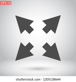 arrow vector icon 10 eps