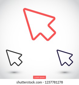 arrow vector icon 10 eps