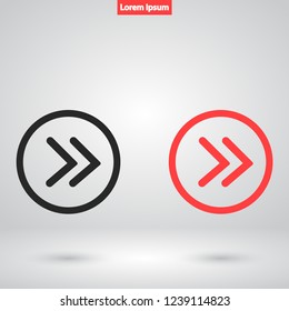 arrow vector icon 10 eps