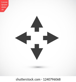 arrow vector icon 10 eps