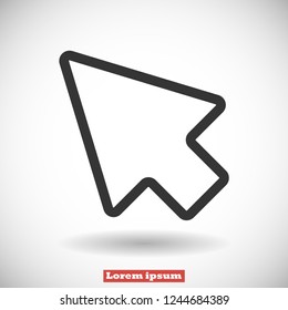 arrow vector icon 10 eps