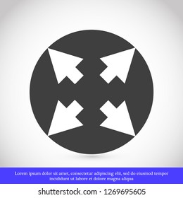 arrow vector icon 10 eps