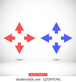 arrow vector icon 10 eps