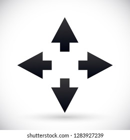 arrow vector icon 10 eps