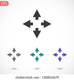 arrow vector icon 10 eps