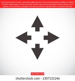 arrow vector icon 10 eps