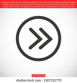 arrow vector icon 10 eps