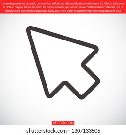 arrow vector icon 10 eps