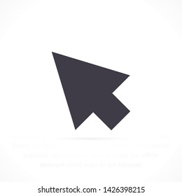 arrow vector icon 10 eps , Lorem ipsum Flat design