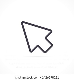 arrow vector icon 10 eps , Lorem ipsum Flat design