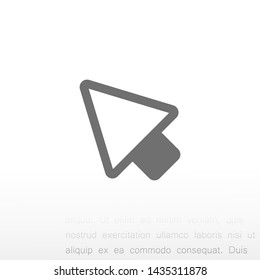 arrow vector icon 10 eps , Lorem ipsum Flat design