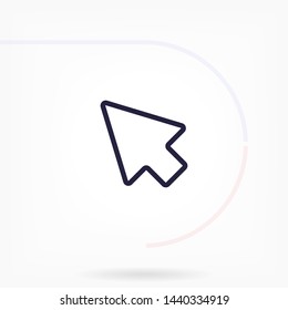 arrow vector icon 10 eps , Lorem ipsum Flat design